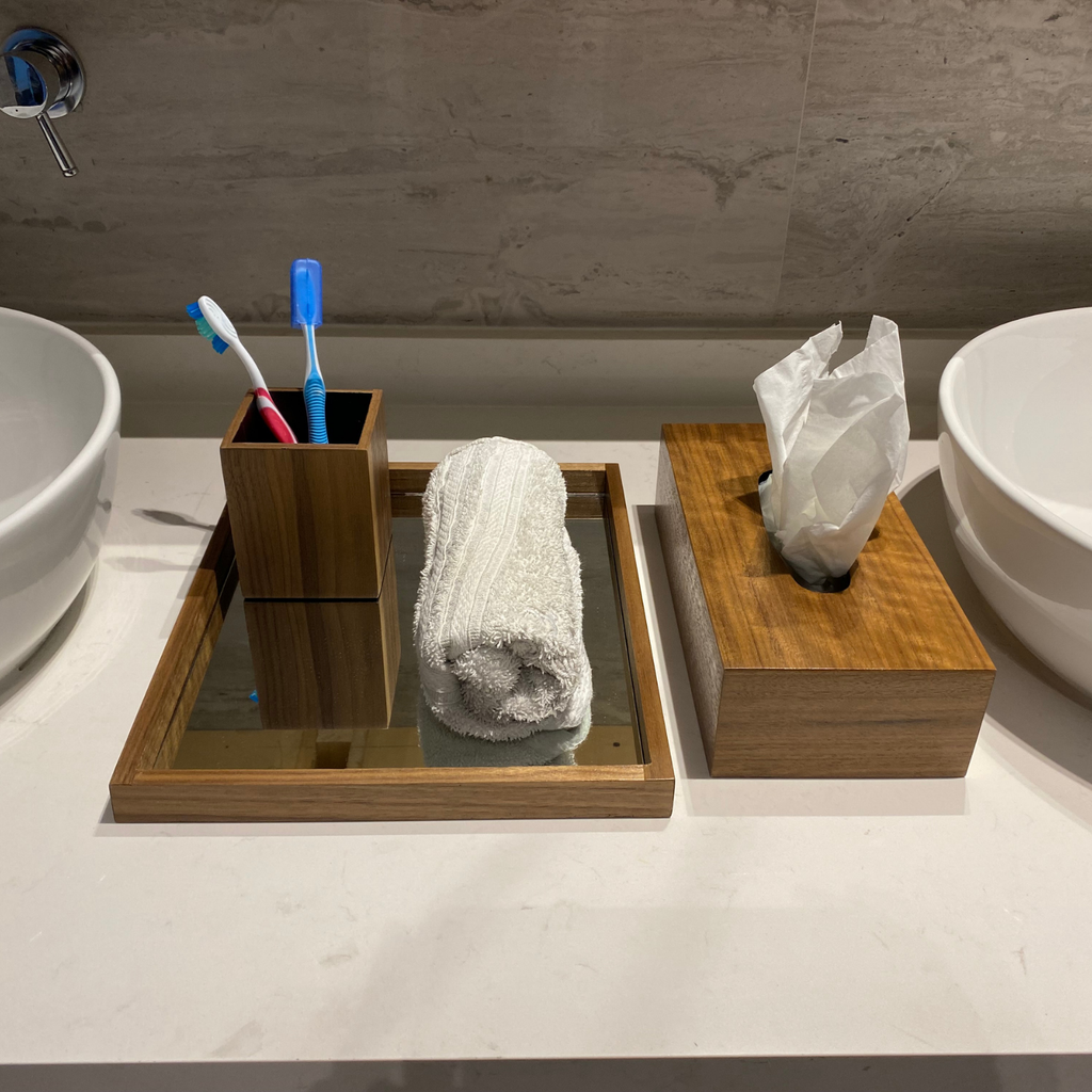 Juego de Baño — Nogal