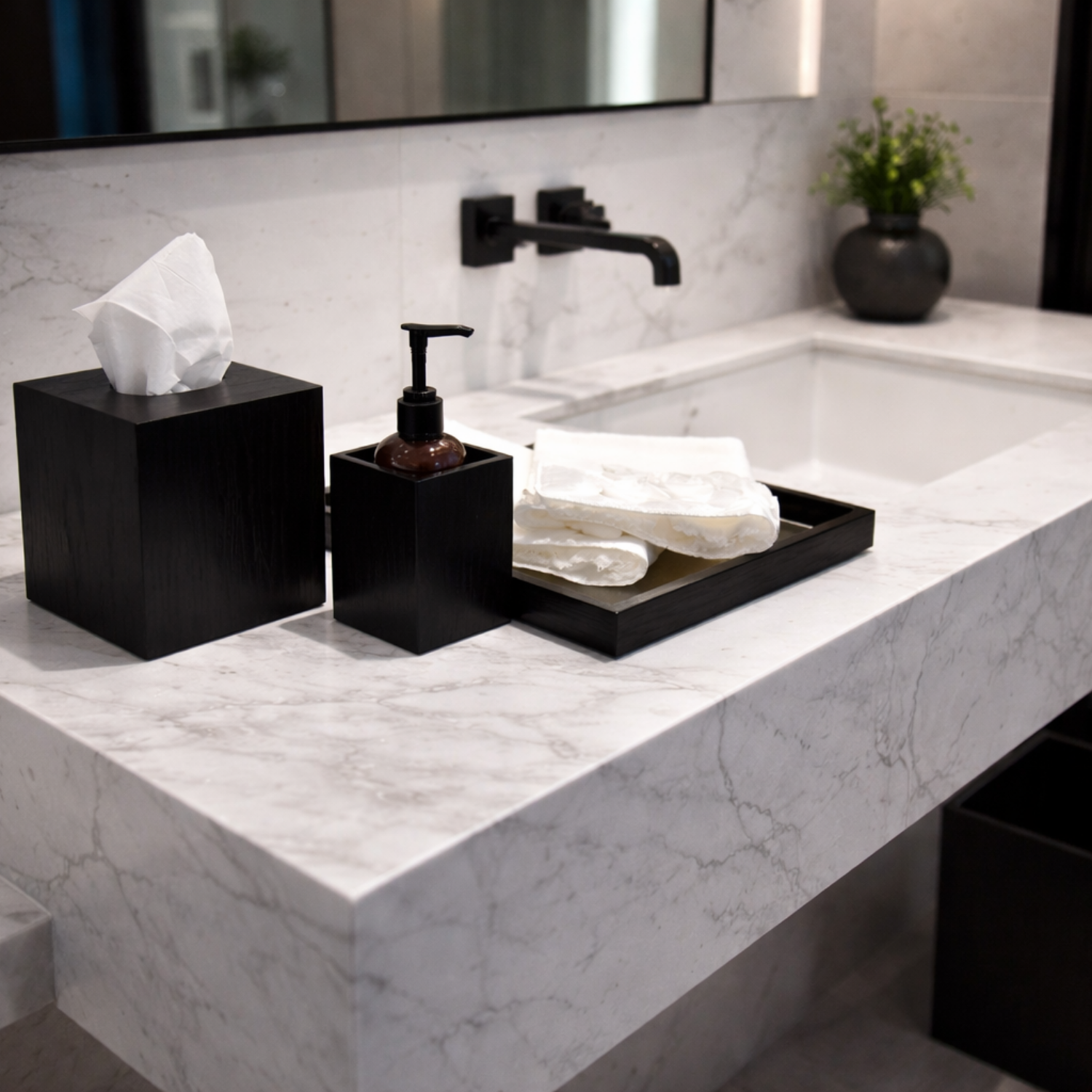 Juego de Baño — Encino Negro