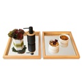 Kit de 2 Tablitas Madera Espejo — Encino