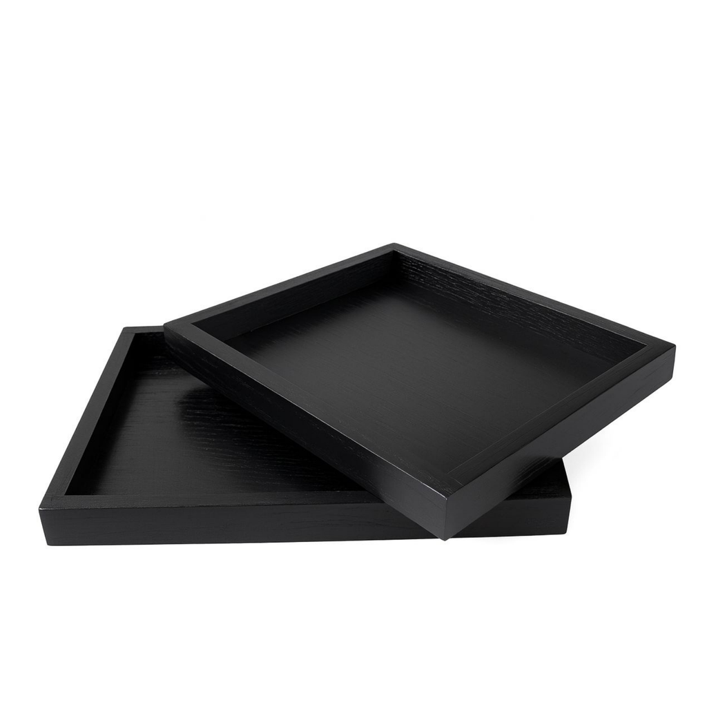 Kit de 2 Tablitas Madera — Encino Negro