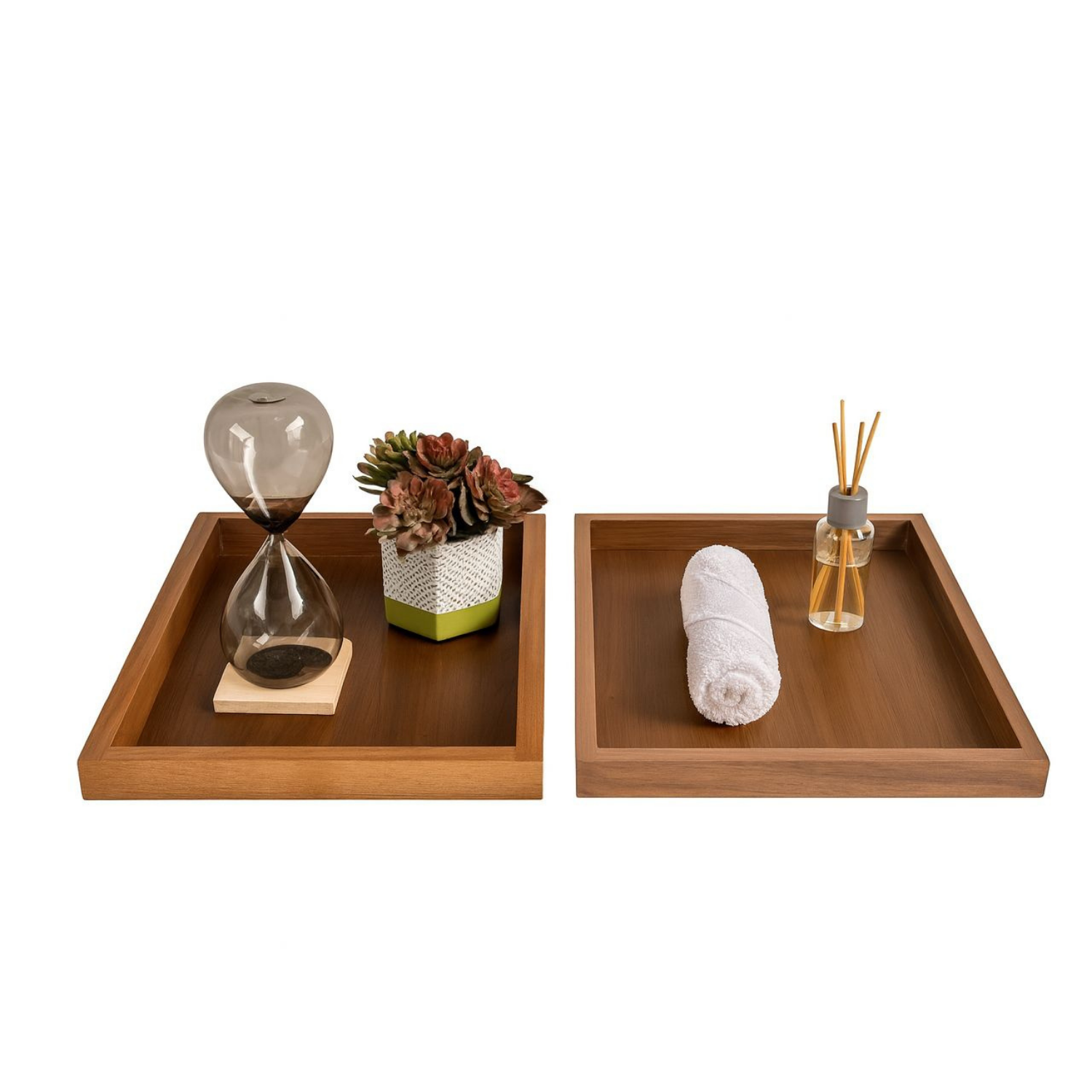 Kit de 2 Tablitas Madera — Nogal