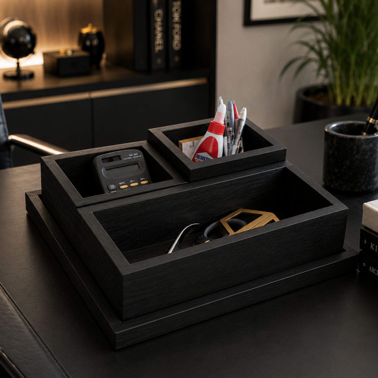 Caja Organizadora — Encino Negro