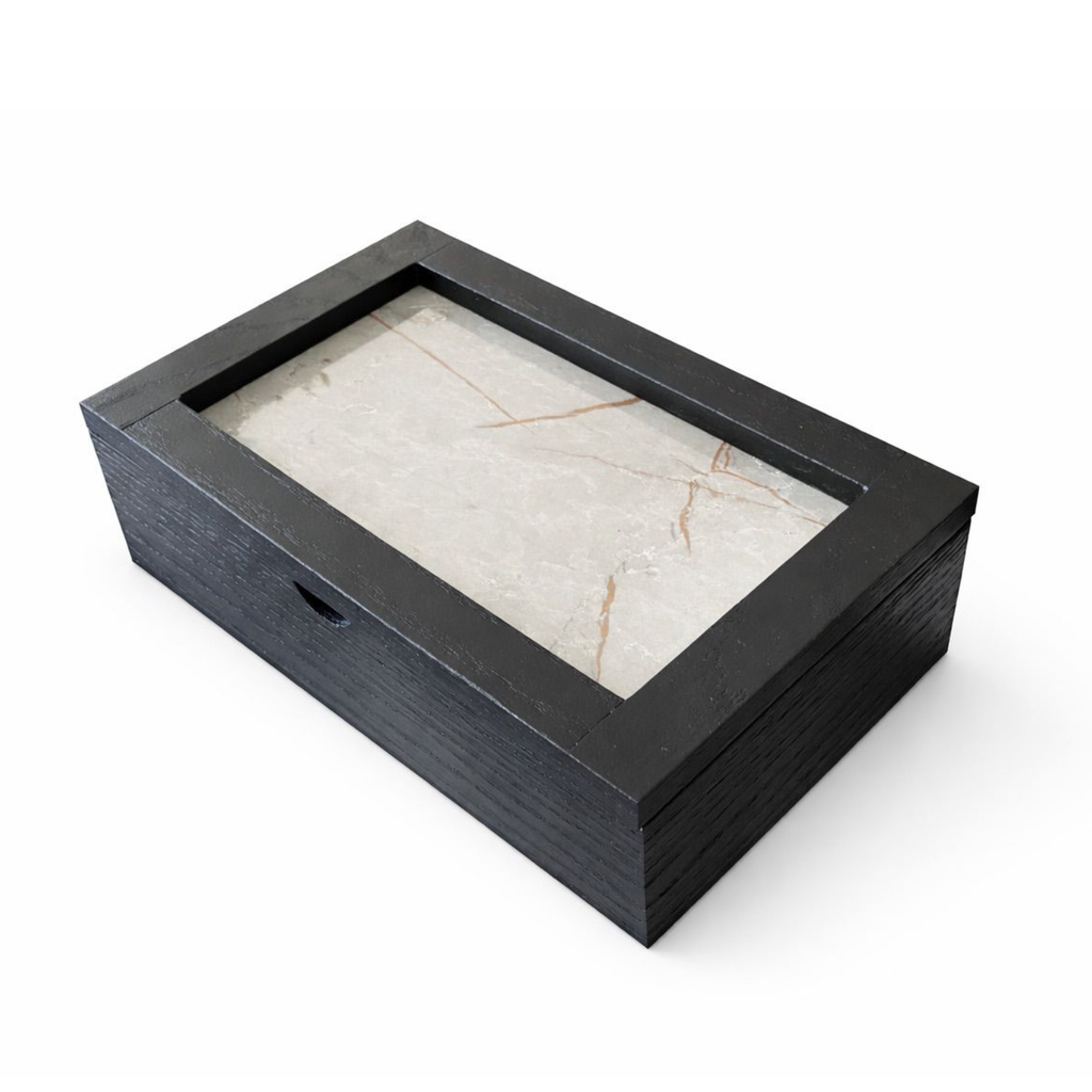 Caja de Té Blessed — Encino Negro