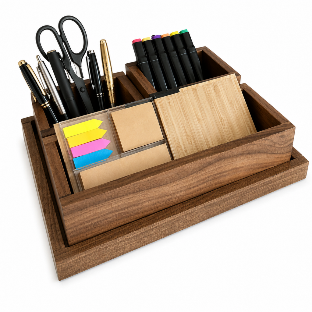 Caja Organizadora — Nogal