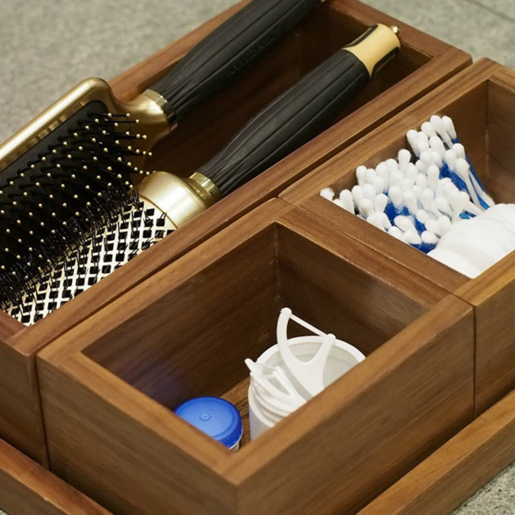 Caja Organizadora — Nogal