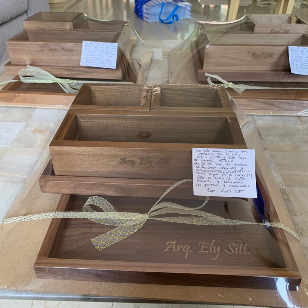 Caja Organizadora — Nogal