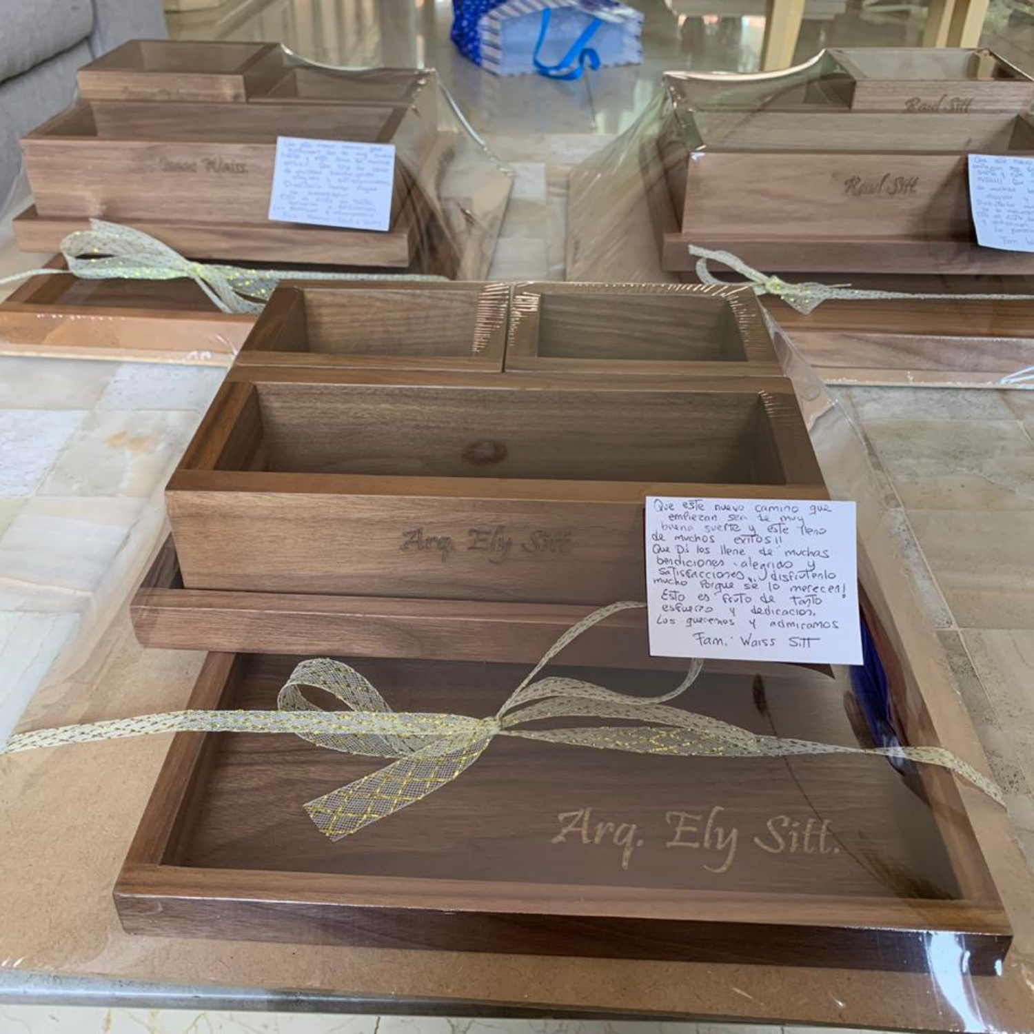 Caja Organizadora — Nogal