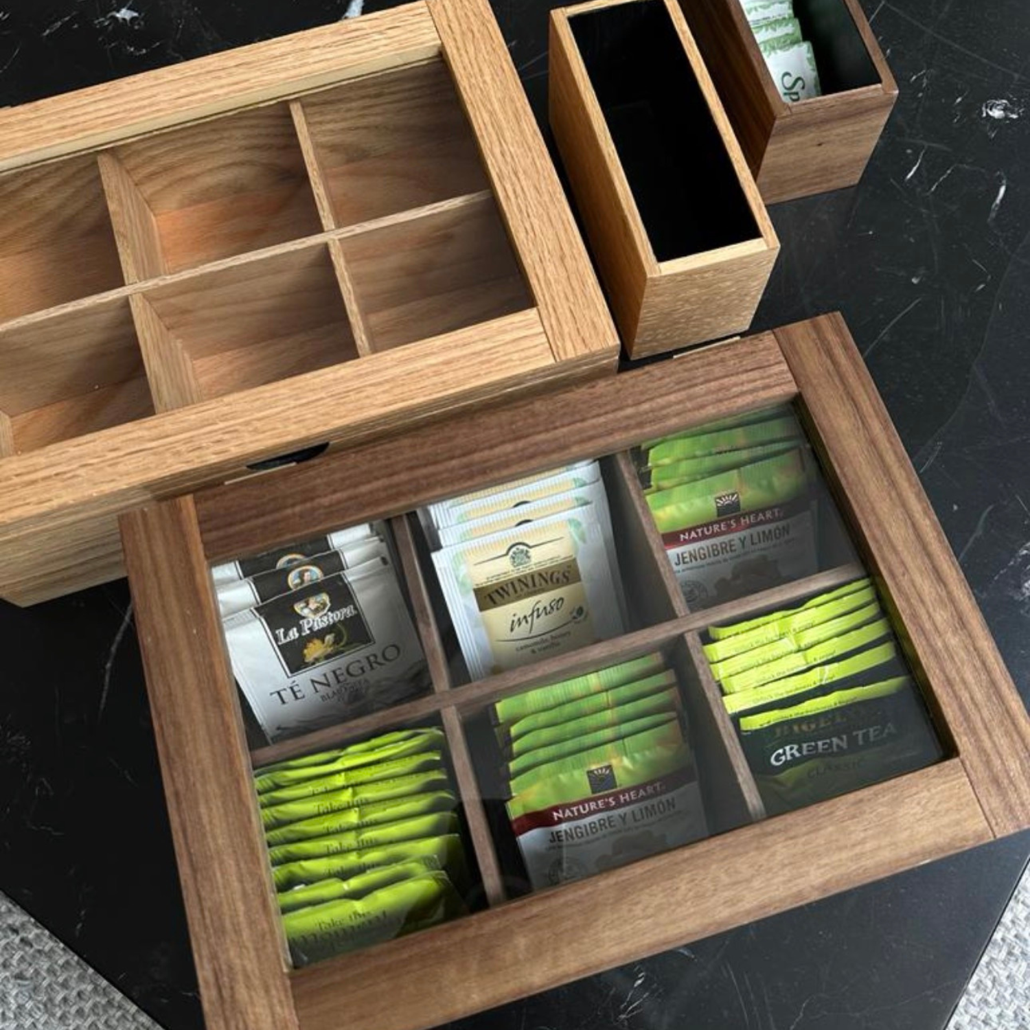 Kit Caja de Té Diamante y Endulzante — Encino