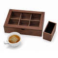Kit Caja de Té Diamante y Endulzante — Nogal