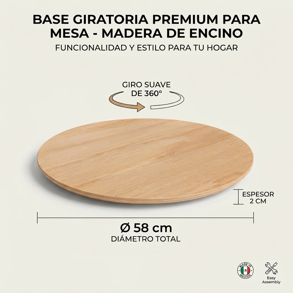 Lazy Susan 58cm Encino