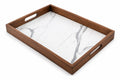 charola MARBLE (30 x 45cm.)-nogal