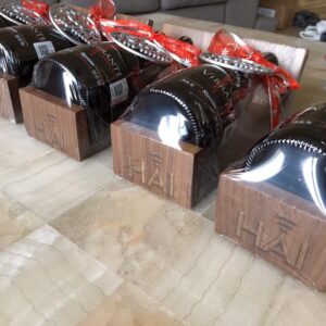 Portavinos personalizado