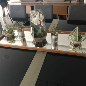 Charola Jumbo Nogal & Espejo