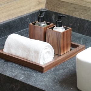 Vasito/ lapicero  Nogal