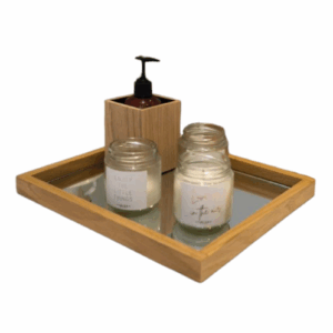 Tablita Multiusos Encino y espejo