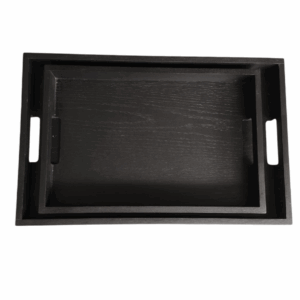 Juego de charolas negro PRECIO PROMO