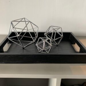 PROMO. Charola chica negra