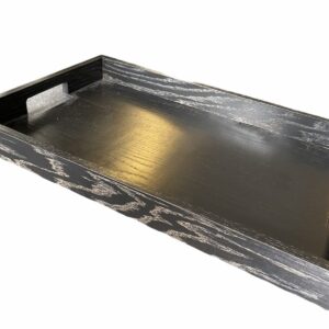 Charola grande negro Personalizado