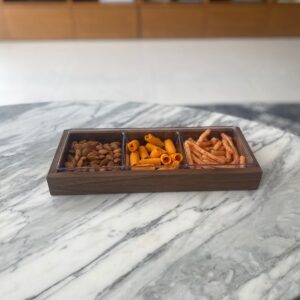 BOTANERO de acrilico con base nogal