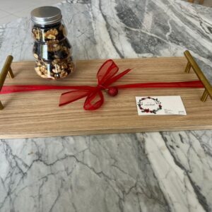 CHRISTMAS EDITION. Charola Gold con mix navideño