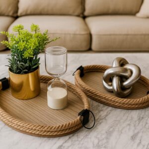 Charolas Artesanales Yute