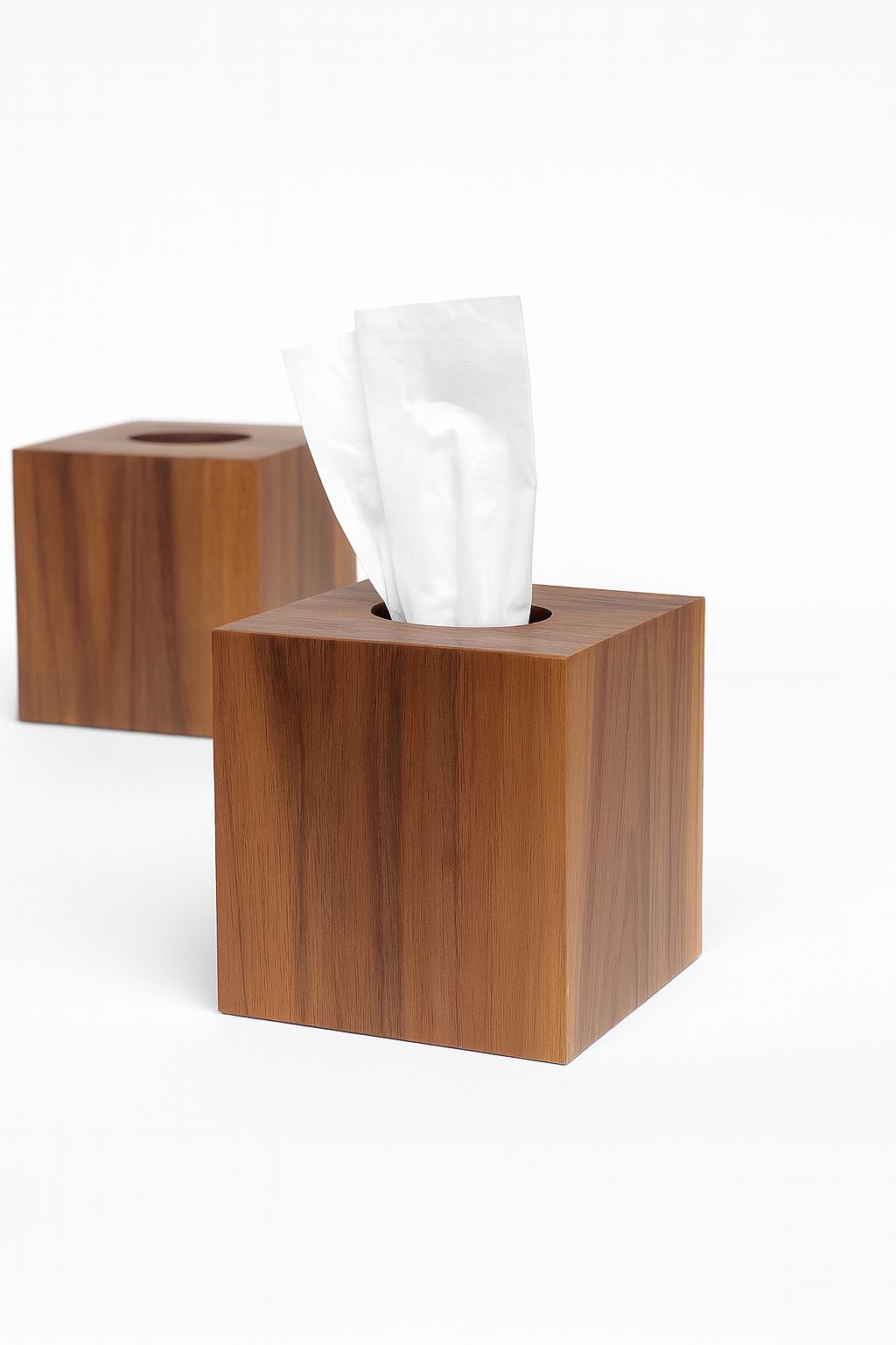 Set de 2 Kleeneras cubo nogal